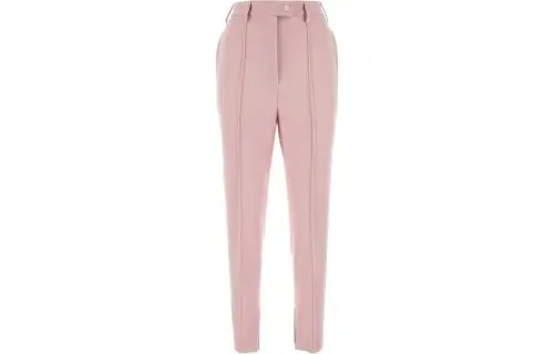PRADA Casual Pants Women's Light Pink Moderate Tapered Pants