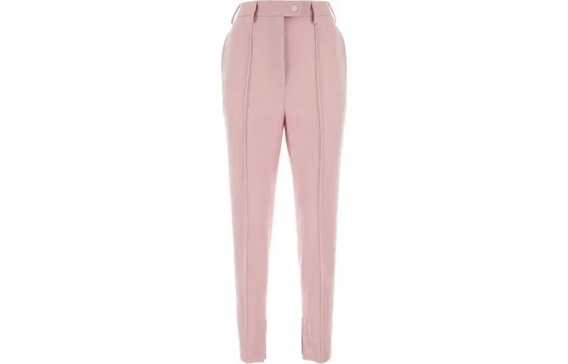 PRADA Casual Pants Women's Light Pink Moderate Tapered Pants