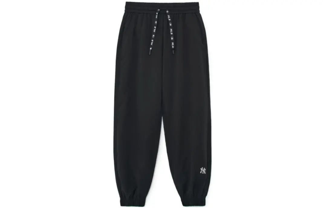 MLB New York Yankees Casual Pants Women's Black Moderate Cuffed Pants