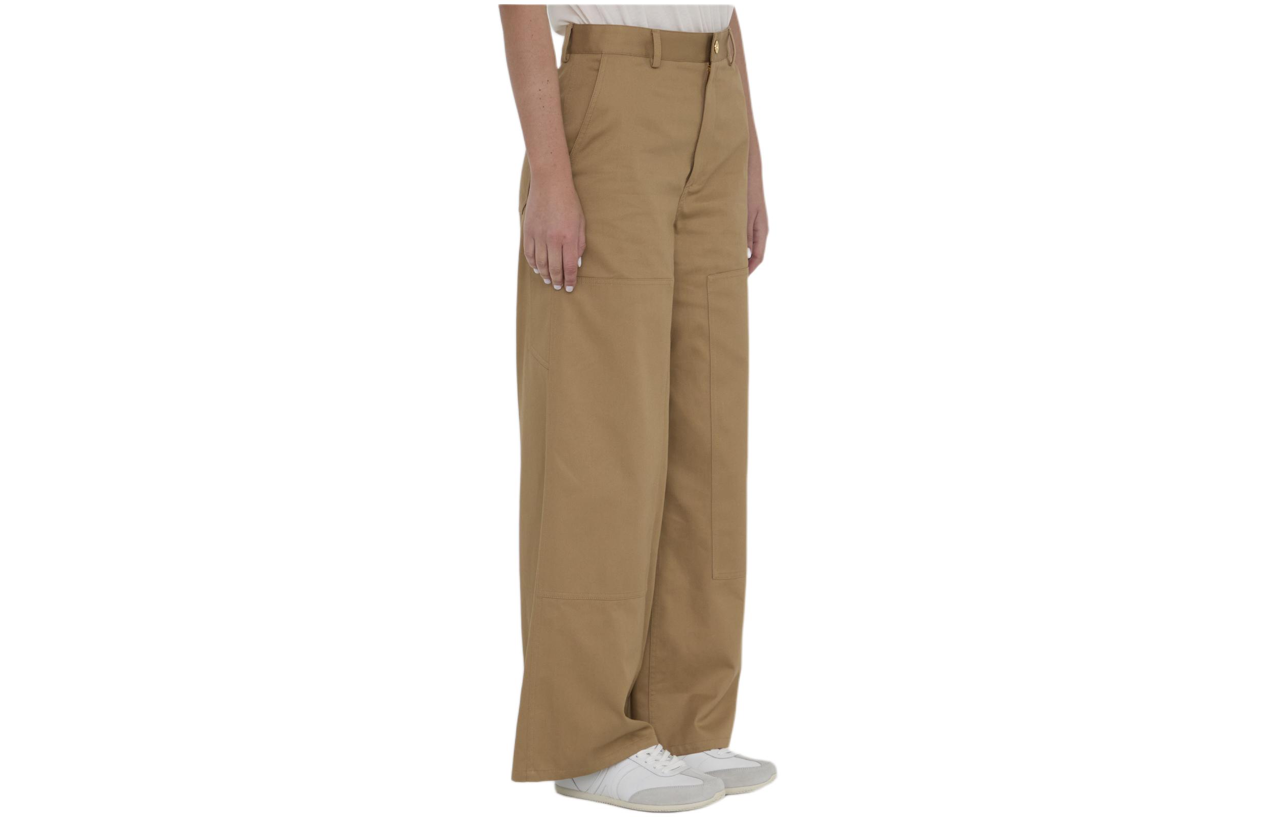 CELINE Button Detailed Wide Leg Pants
