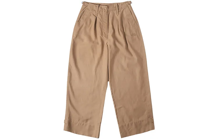 THE NORTH FACE Urban Exploration Casual Pants Women's Khaki Moderate Wide Leg Pants