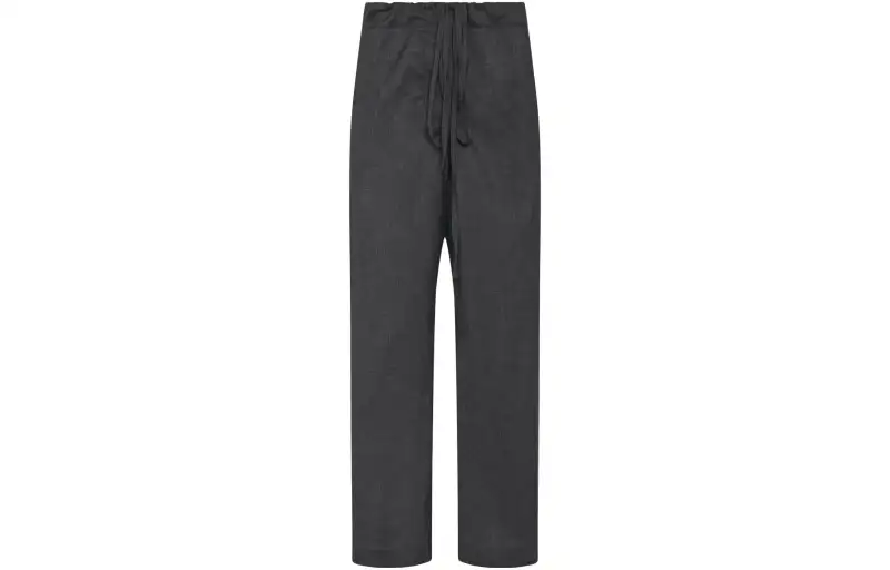 THE ROW Casual Pants Women's Gray Moderate Straight Fit Pants