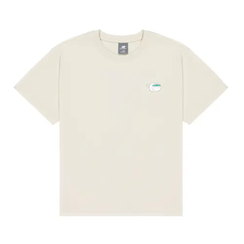 New Balance SS25 T Shirt Women's Beige Gray