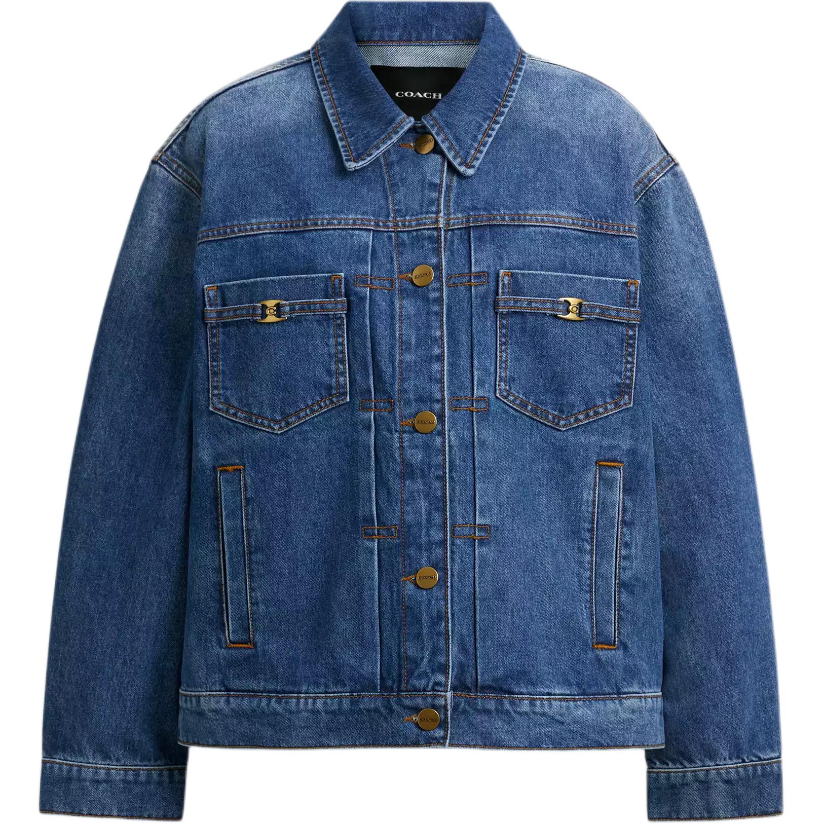 Женская куртка COACH COACH (синяя)