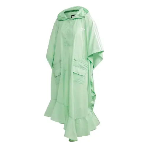 Adidas Originals hooded ruffled poncho
