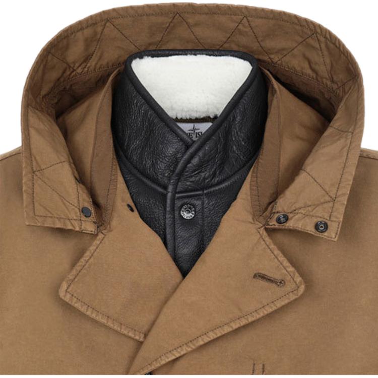 Мужская куртка STONE ISLAND (коричневая) — фото 4