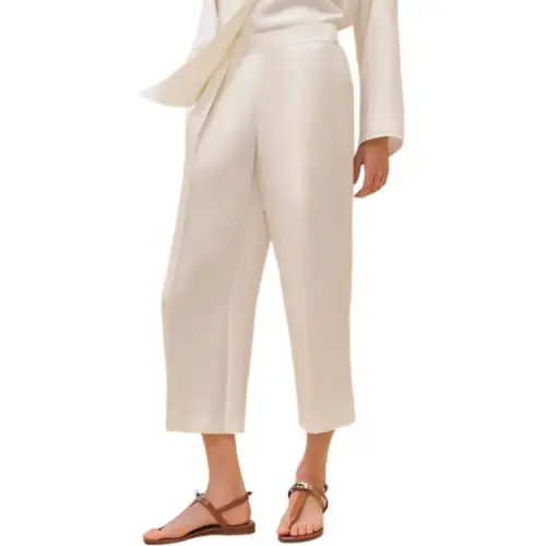 HERMES SS24 Casual Pants Women's Gray White