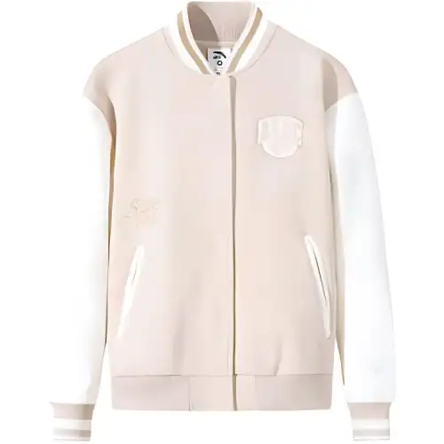 Anta Life Collection Baseball Jacket Women's Powder Puff Color