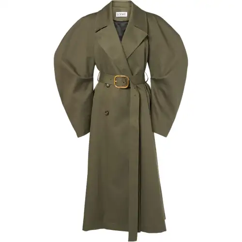 LOEWE Double Breasted Belted Trench Coat
