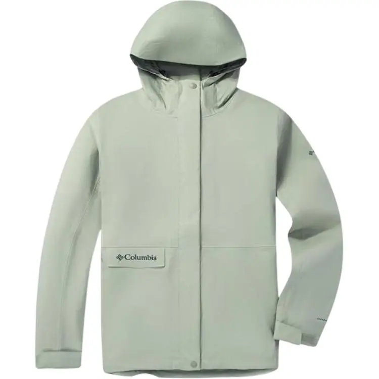 Columbia Outdoor Hiking Windproof Windbreaker Jacket Women's Green