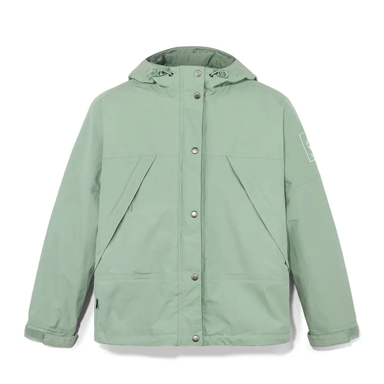 Timberland Outdoor Hiking Waterproof And Windproof Windbreaker Jacket Women's Green Bay