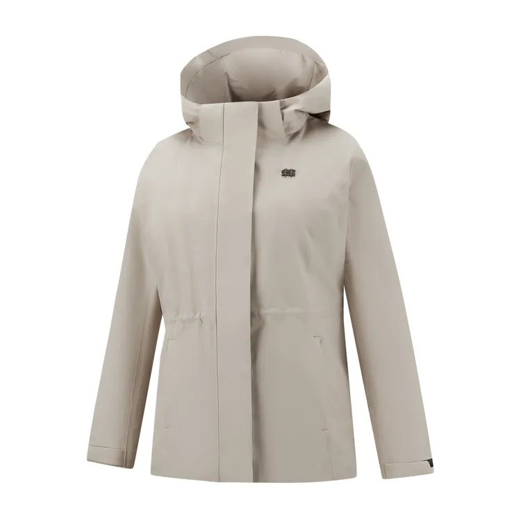 KOLON SPORT HIKING series soft shell three-in-one hooded outdoor hiking waterproof and windproof jacket for women
