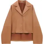 LOEWE FW24 Leather Jacket Women's Toffee
