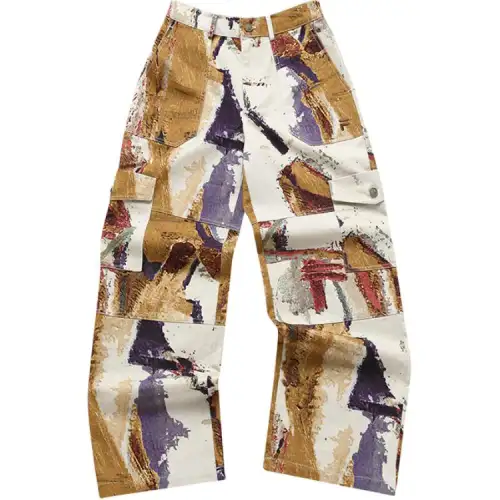 FILA FUSION SS24 Casual Pants Women's Gray Wheat