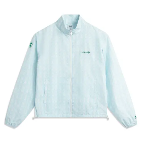 Li Ning x Disney Trench Coat Women's Light Sky Blue All Over Print