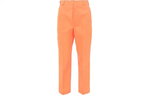PRADA Casual Pants Women's Orange Moderate Straight Fit Pants