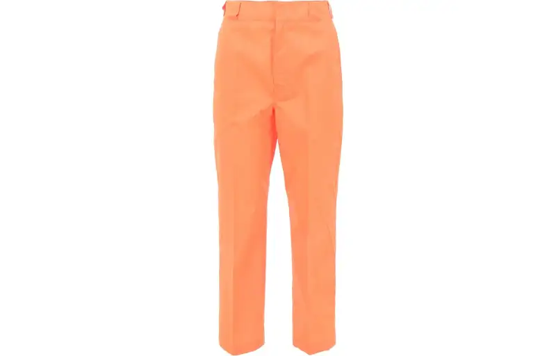 PRADA Casual Pants Women's Orange Moderate Straight Fit Pants
