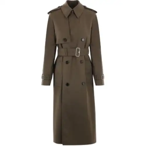 Burberry Double Breasted Belted Trench Coat