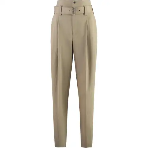 Bottega Veneta High Waisted Wide Leg Trousers