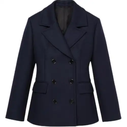 GUCCI SS25 Business Suit Coat Women's Marine Blue
