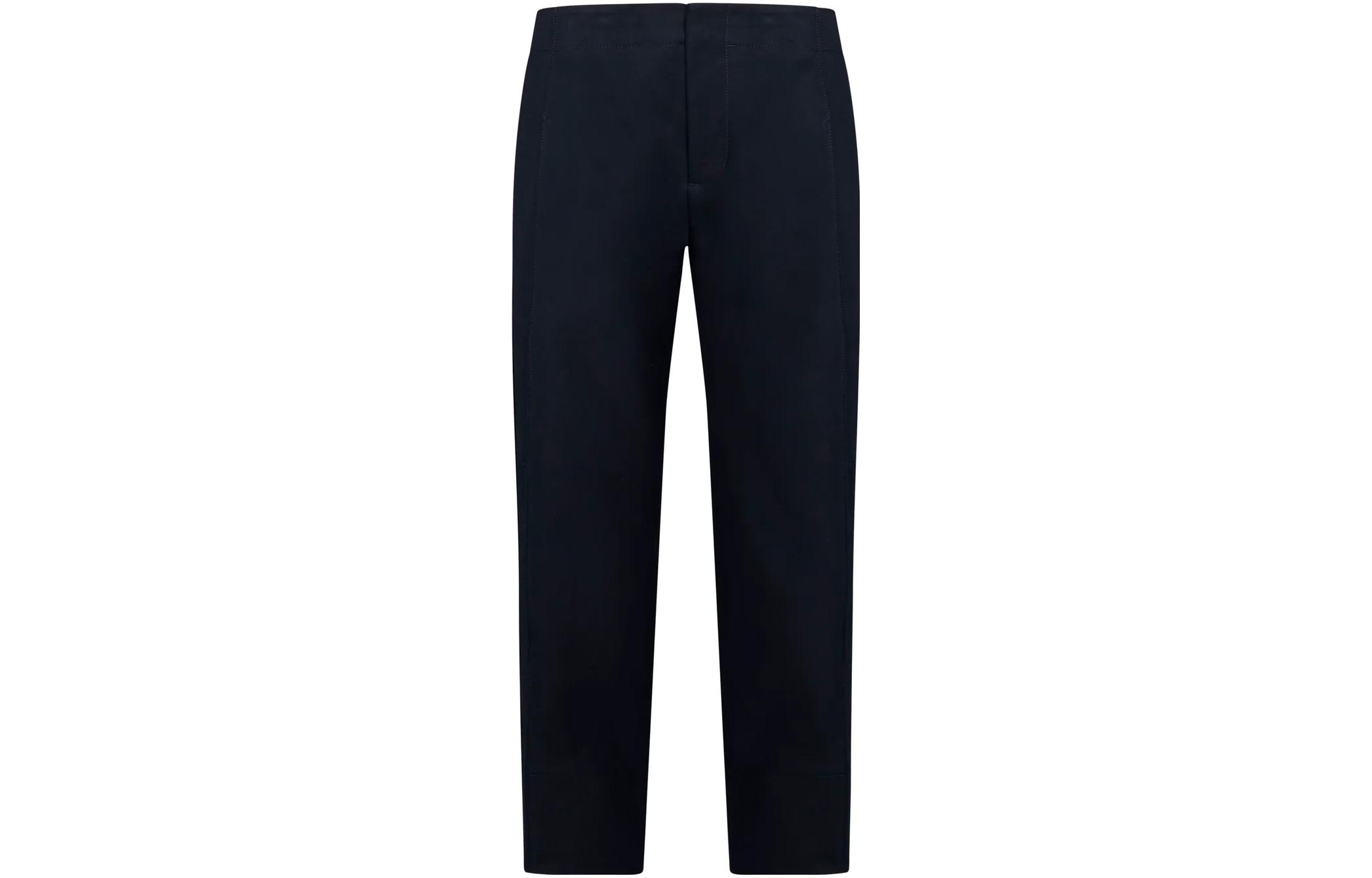 Bottega Veneta Cropped Straight Leg Trousers