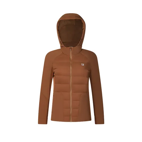 FILA Fitness Puffer Jacket Women's Chestnut Brown