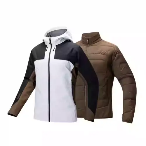 Anta Outdoor Collection Thermal Windbreaker Jacket Women's Papyrus White/Basic Black/Sanding Brown