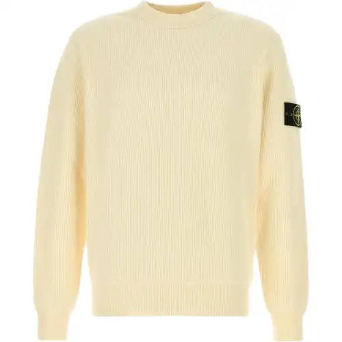 Stone Island Logo Patch Crewneck Jumper
