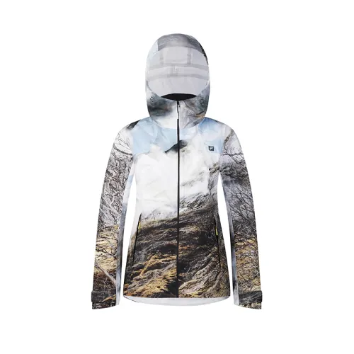 FILA AthleticsEXPLORER Windproof And Abrasion Resistant Windbreaker Jacket Women's Multicolor