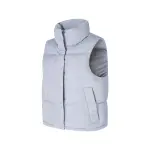 ASICS Vests Women's Light Blue Stand Collar Thickened Other