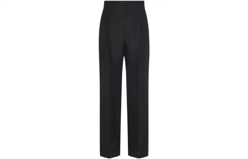 THE ROW Casual Pants Women's Black Moderate Straight Fit Pants