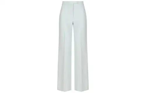 Loro Piana Casual Pants Women's White Moderate Wide Leg Pants