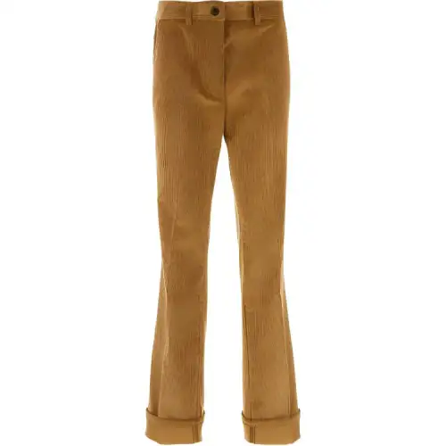 MIU MIU High Waist Chino Trousers