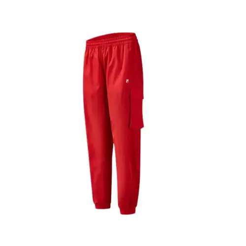 FILA Casual Pants Women's Red Moderate Cuffed Pants