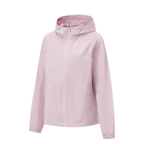 Li Ning Lotus Leaf Trench Coat Women's Galalith Pink