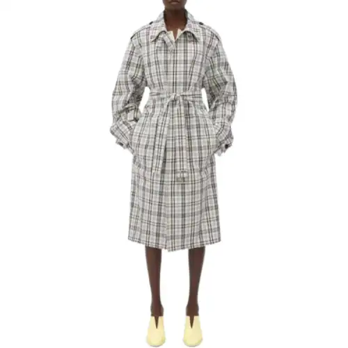 Bottega Veneta Trench Coat Women's Multicolor