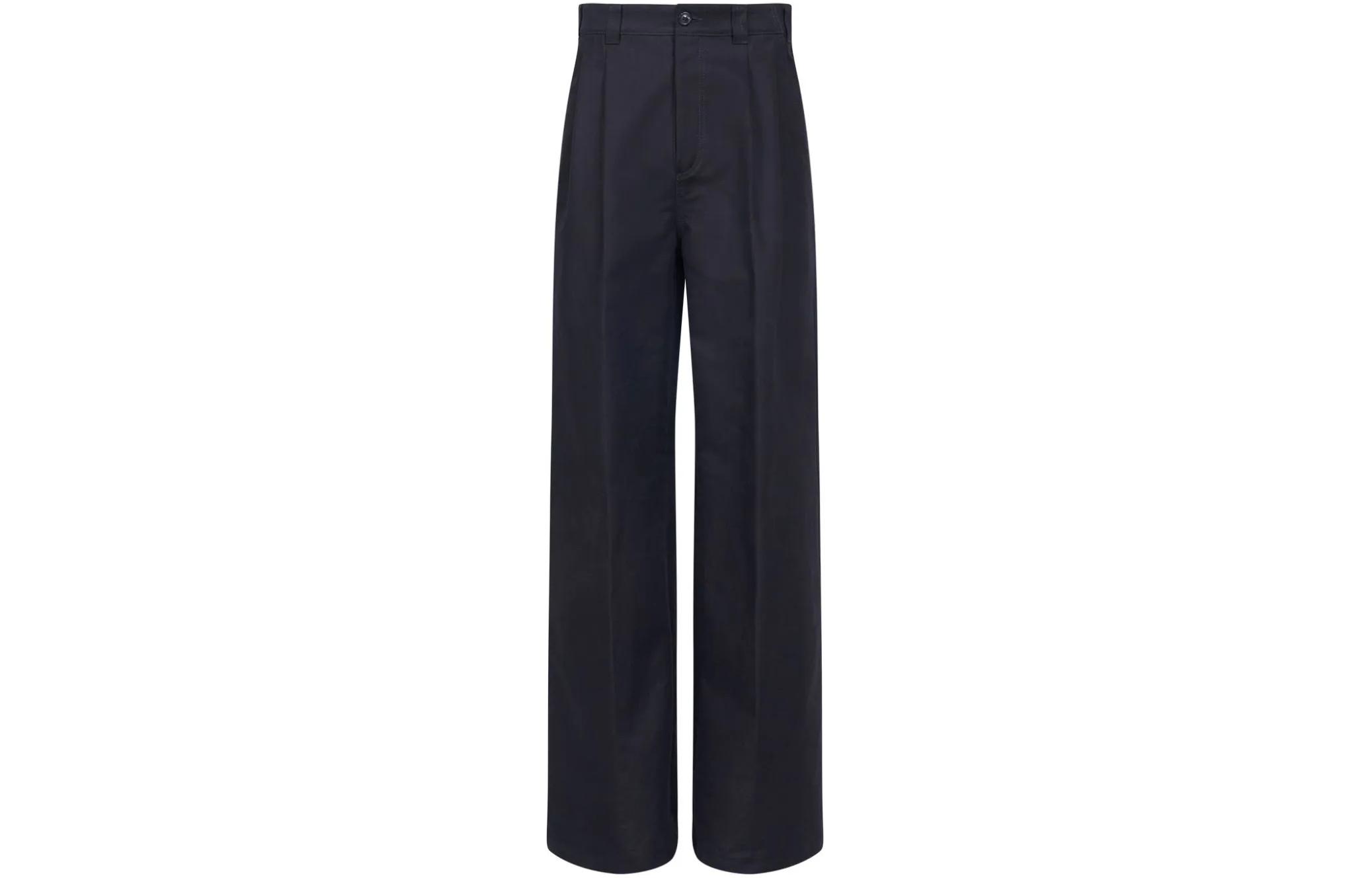Maison Margiela High Waist Wide Leg Tailored Trousers