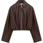 LOEWE Draped Jacket 'Chocolate Brown'