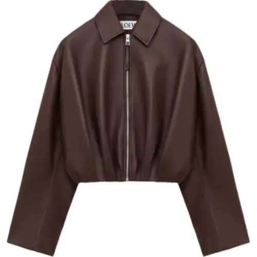 LOEWE Draped Jacket 'Chocolate Brown'