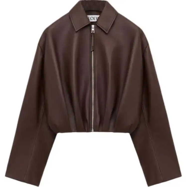 LOEWE Draped Jacket 'Chocolate Brown'
