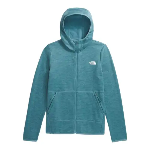 THE NORTH FACE CANYONLANDS Velvet feel Coat Women's Algae Blue Heather Flower