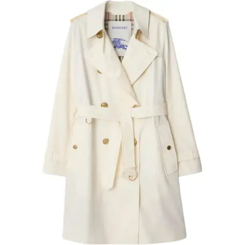 Burberry Trench SS25 Trench Coat Women's Beige