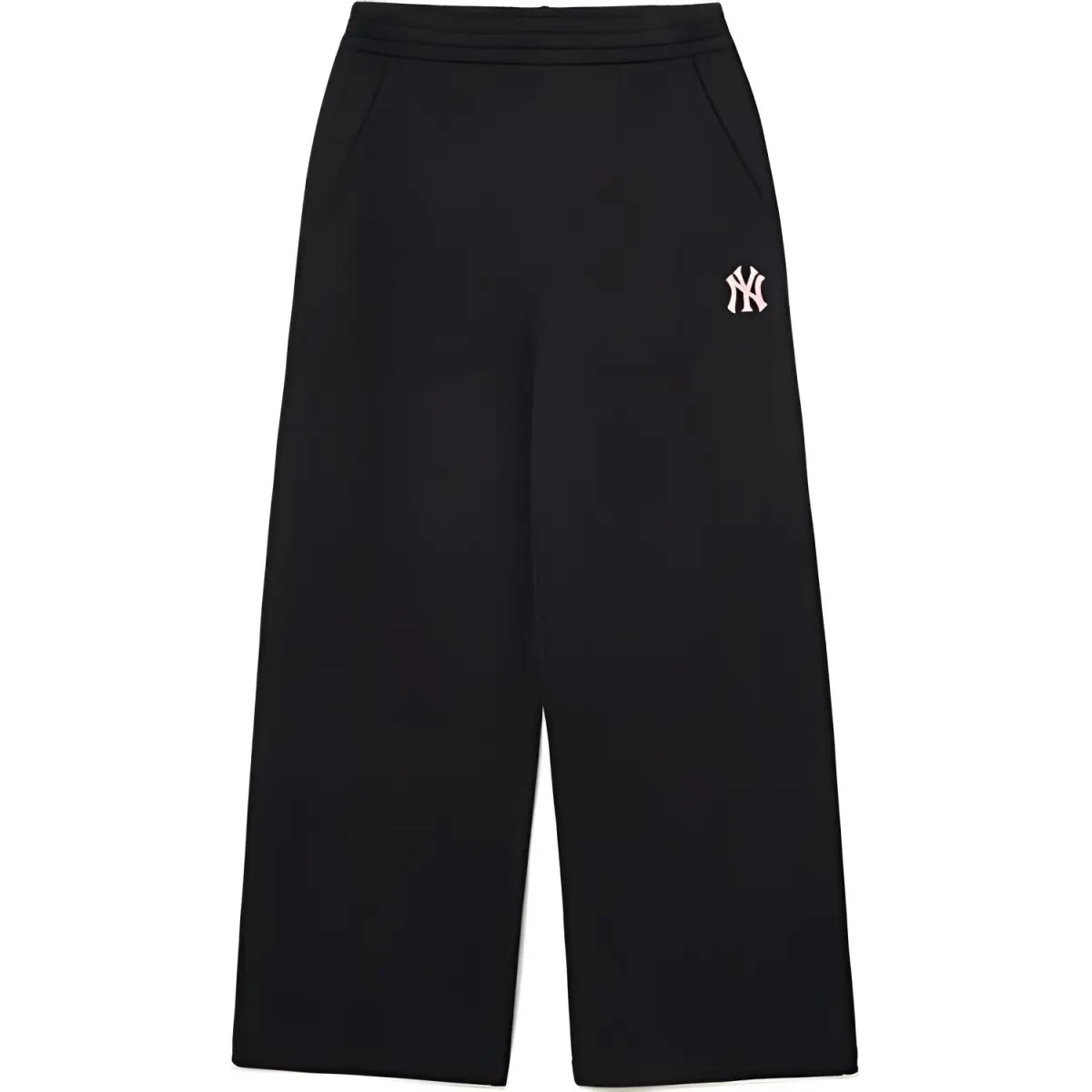 MLB New York Yankees Casual Pants Women's Black Moderate Wide Leg Pants