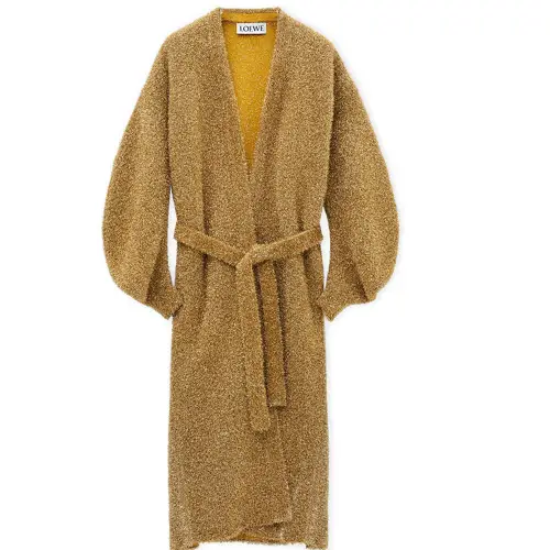 LOEWE SS25 Women's Pre Selection Collection Coat Women's Gold