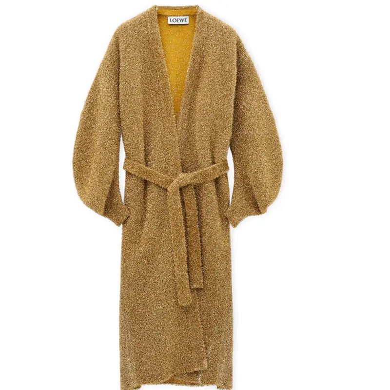 LOEWE SS25 Women's Pre Selection Collection Coat Women's Gold