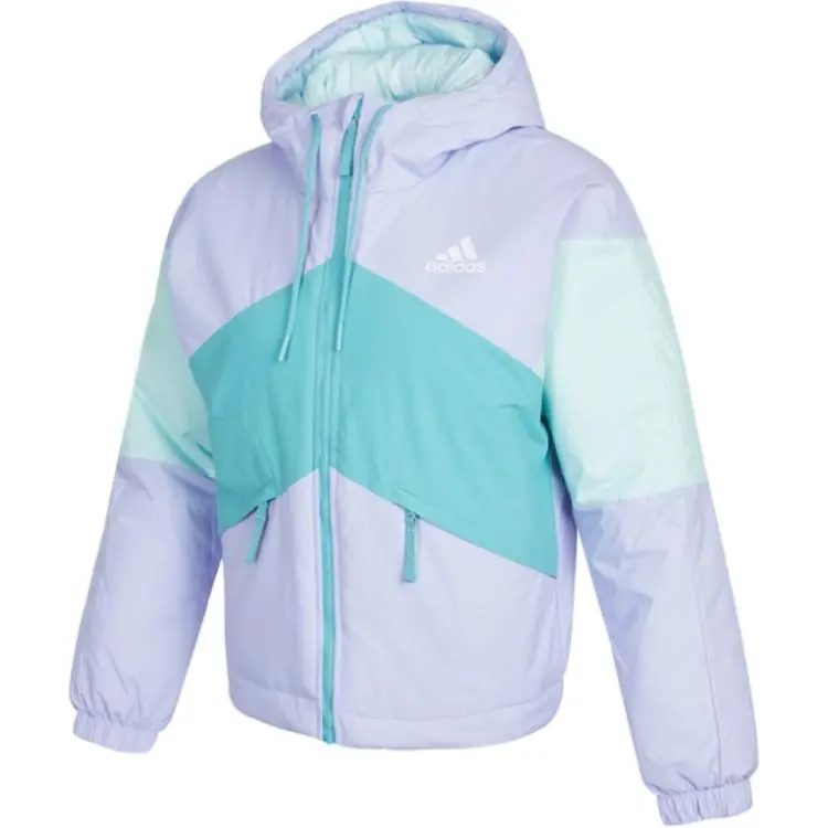 Adidas Puffer Jacket Women's Light Purple Roland/Mint Green