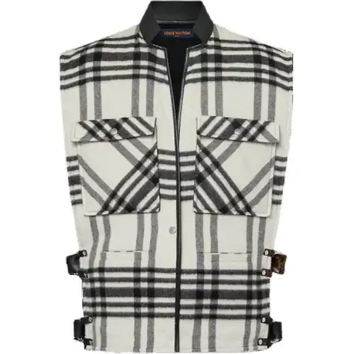 LOUIS VUITTON Tartan Utility Jacket