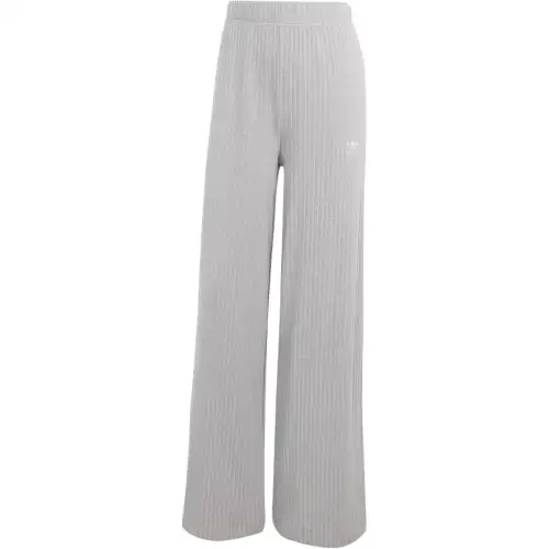 Adidas Women's Essentials Wide Rib Pants Medium Grey Heather