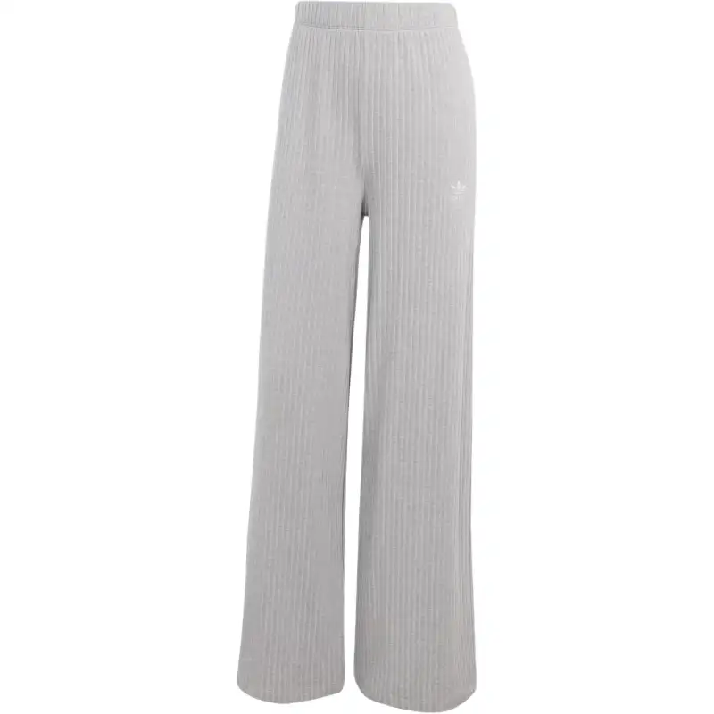 Adidas Women's Essentials Wide Rib Pants Medium Grey Heather