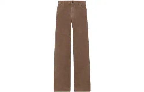THE ROW Casual Pants Women's Light Brown Moderate Straight Fit Pants
